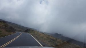 Clouds on Haleakala, Maui
