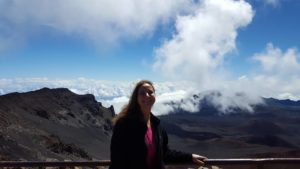 Turiya Smiling At Haleakala Summit, Maui